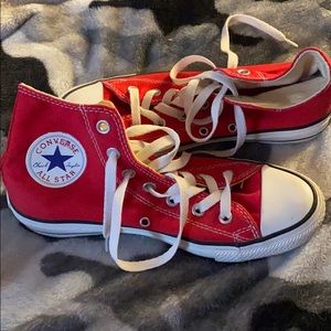 Red High Top Converse
